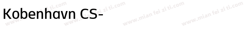 Kobenhavn CS字体转换